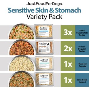 JustFoodForDogs Sensitive Skin & Stomach Fresh Dog Food