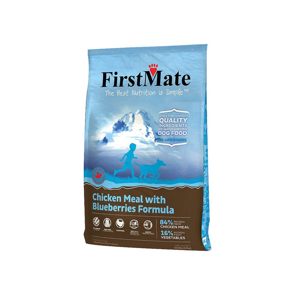 Firstmate Limited Ingredient Diet Grain-Free Chicken Meal with Blueberries Formula Dry Dog Food