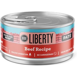 Image of BIXBI Liberty Beef Pate Recipe Grain-Free Wet Cat Food