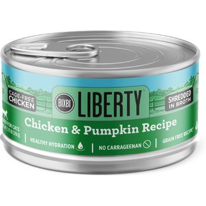 BIXBI Liberty Chicken & Pumpkin Recipe in Broth Grain-Free Wet Cat Food