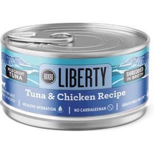 BIXBI Liberty Tuna & Chicken Recipe in Broth Grain-Free Wet Cat Food