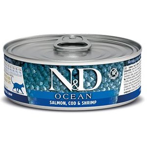 Image of Farmina N&D Ocean Salmon, Codfish & Shrimp Grain-Free Wet Cat Food