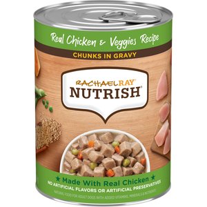 Rachael Ray Nutrish Chunks in Gravy Real Chicken & Veggies Dog Wet Food