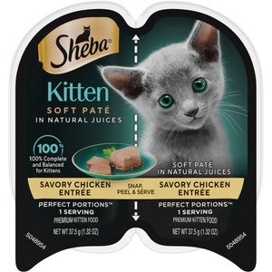 Sheba Perfect Portions Kitten Chicken Paté Wet Cat Food
