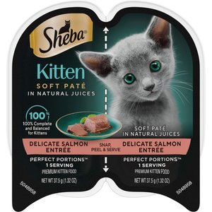 Sheba Perfect Portions Kitten Salmon Pate Wet Cat Food