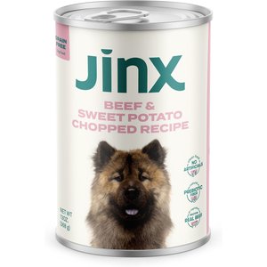 Jinx Beef & Sweet Potato Chopped Recipe Grain-Free Wet Dog Food