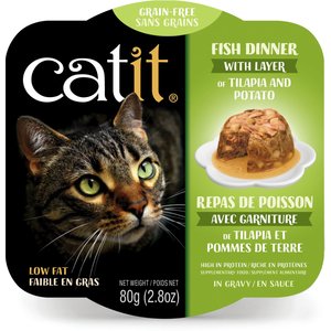 Catit Dinner Ocean Fish w/Tilapia & Potato Cat Wet Food