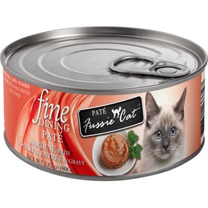Fussie Cat Fine Dining Pate Sardine with Chicken Entrée Wet Cat Food