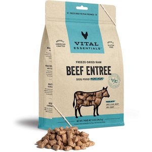 Vital Essentials Beef Mini Nibs Entree Freeze-Dried Raw Dog Food