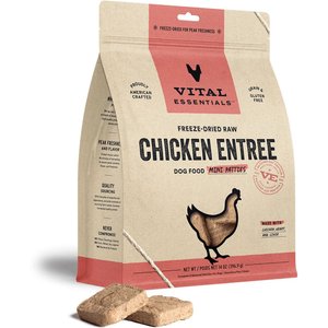 Image of Vital Essentials Chicken Mini Patties Entree Freeze-Dried Raw Dog Food