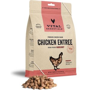 Vital Essentials Chicken Mini Nibs Entree Freeze-Dried Raw Dog Food