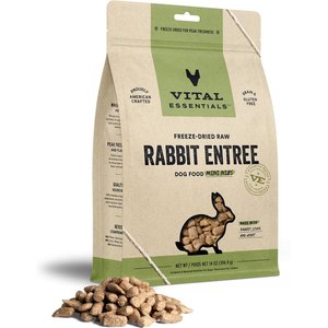 Image of Vital Essentials Rabbit Mini Nibs Entree Freeze-Dried Raw Dog Food