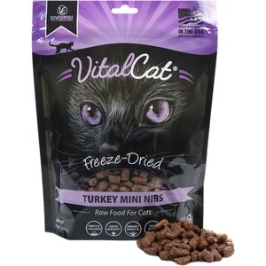 Vital Essentials Vital Cat Freeze-Dried Turkey Mini Nibs Cat Food