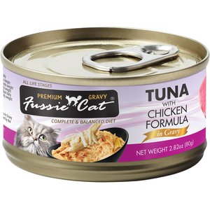 Image of Fussie Cat Tuna with Chicken in Gravy Wet Cat Food