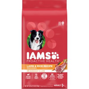 Image of Iams Proactive Health Minichunks Lamb & Rice Recipe Adult Dry Dog Food