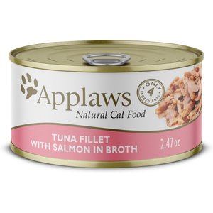 Applaws Limited Ingredient Tuna & Salmon in Broth Canned Wet Cat Food