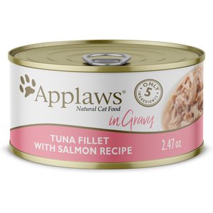 Image of Applaws Tuna & Salmon in Gravy Limited Ingredient Canned Wet Cat Food