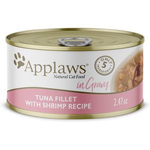 Image of Applaws Tuna & Shrimp in Gravy Limited Ingredient Canned Wet Cat Food