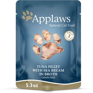 Applaws Tuna with Seabream in Broth Limited Ingredient Wet Cat Food