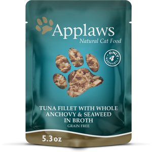 Image of Applaws Tuna with Anchovies in Broth Limited Ingredient Wet Cat Food