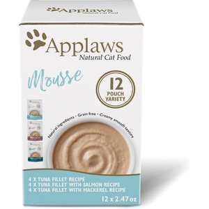 Applaws Variety of Flavors in Mousse Limited Ingredient Wet Cat Food