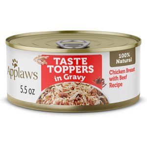 Applaws Taste Toppers Chicken Breast w/Beef Natural Wet Dog Food