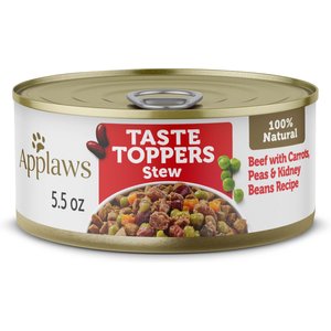 Applaws Taste Toppers Beef w/Carrots, Peas & Kidney Beans Recipe Stew Natural Wet Dog Food