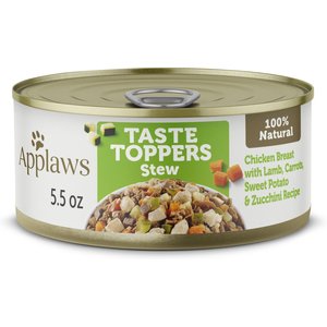 Applaws Taste Toppers Chicken Breast w/Lamb, Carrot, Zucchini & Sweet Potato Recipe Stew Natural Wet Dog Food