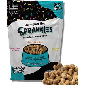 Sprankles Beef Recipe Meal Grain-Free Freeze-Dried Raw Dog Food