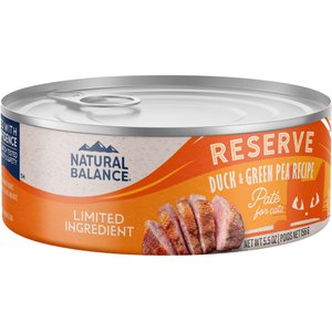 Natural Balance Limited Ingredient Reserve Duck & Green Pea Recipe Wet Cat Food