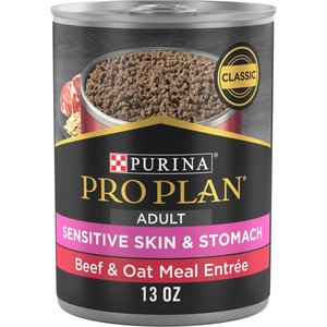 Image of Purina Pro Plan Adult Sensitive Skin & Stomach Beef & Oat Meal Entree Wet Dog Food