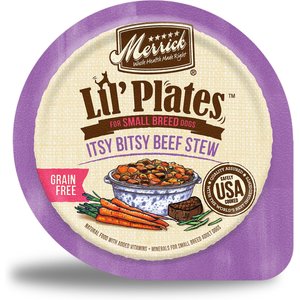 Merrick Lil' Plates Grain-Free Small Breed Wet Dog Food Itsy Bitsy Beef Stew Merrick Lil' Plates Grain-Free Small Breed Wet Dog Food Itsy Bitsy Beef Stew