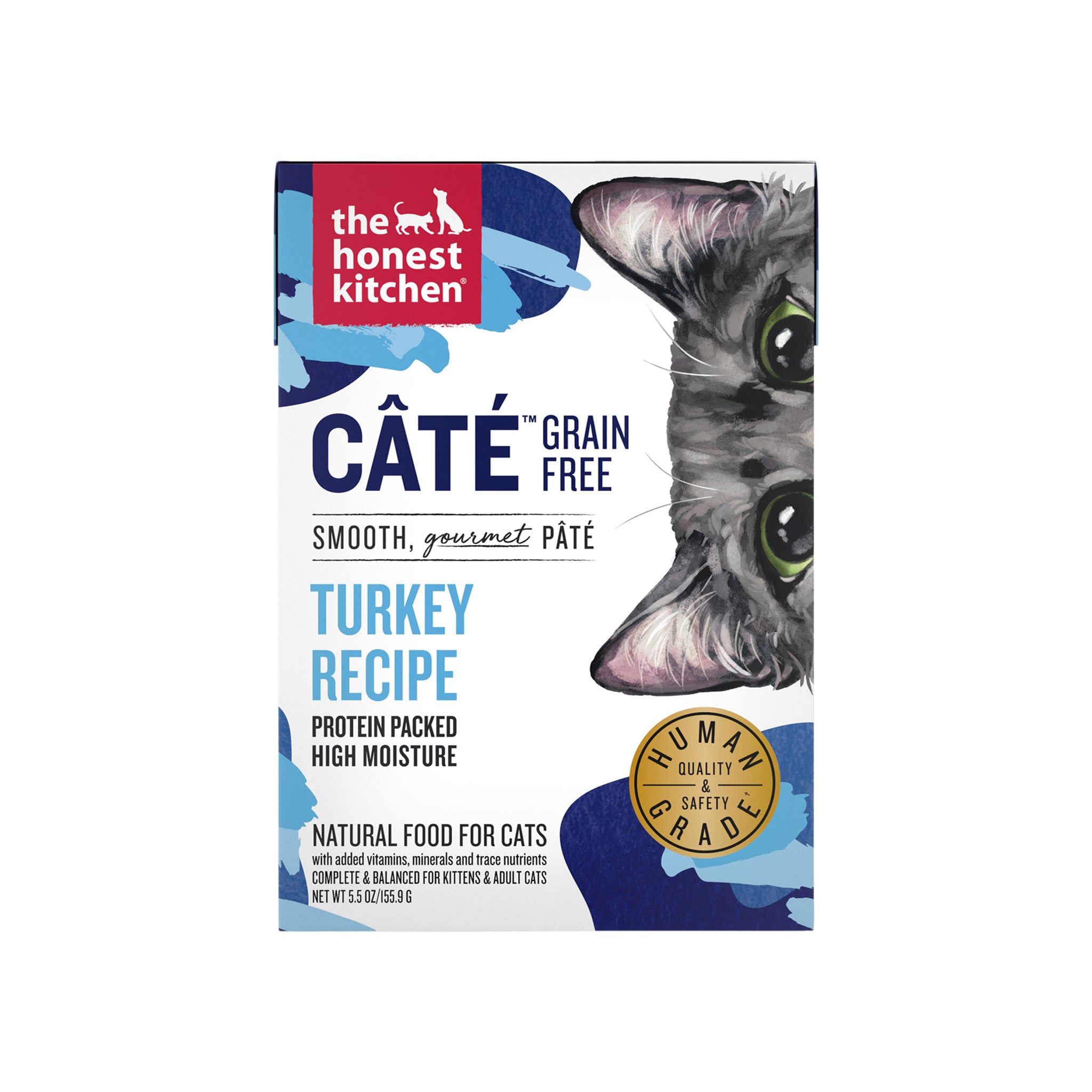 Image of The Honest Kitchen Cate Grain Free Turkey Pate Wet Cat Food