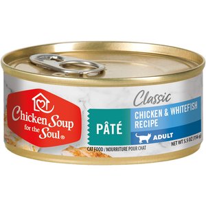 Chicken Soup for the Soul Chicken & Whitefish Recipe Pate Wet Cat Food