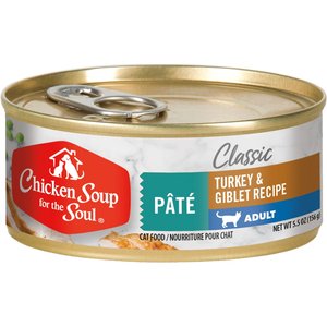 Chicken Soup for the Soul Turkey & Giblet Recipe Pate Wet Cat Food