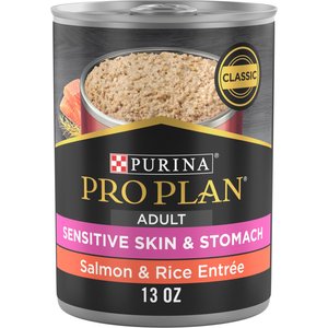 Image of Purina Pro Plan Sensitive Skin & Stomach Wet Dog Food Pate Salmon & Rice Entrée