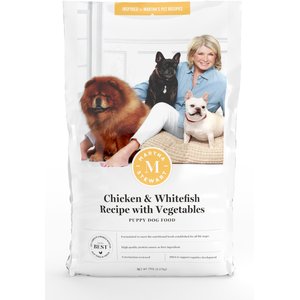 Martha Stewart Pet Food Puppy Chicken & Whitefish Recipe with Garden Vegetables Dry Dog Food