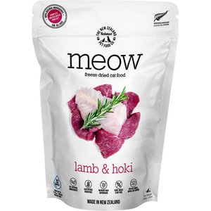 The New Zealand Natural Pet Food Co. Meow Lamb​ & Hoki Grain-Free Freeze-Dried Cat Food