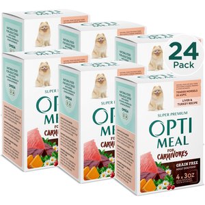 Optimeal Grain-Free Liver & Turkey Recipe Tender Morsels In Aspic Recipe Wet Dog Food