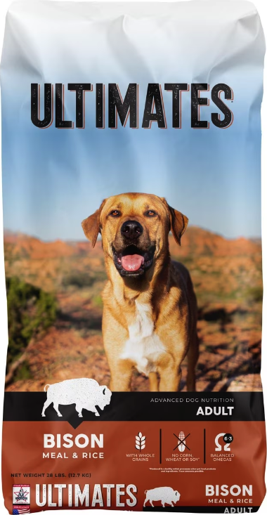 Ultimates Bison & Rice Dry Dog Food Ultimates Bison & Rice Dry Dog Food