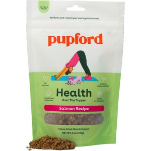 Pupford Over the Topper Salmon Recipe Freeze-Dried Dog Food Topper