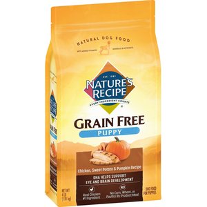 Nature's Recipe Grain-Free Puppy Chicken, Sweet Potato, & Pumpkin Recipe Dry Dog Food