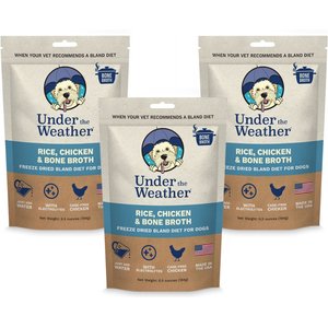 Under the Weather Rice, Chicken & Bone Broth Freeze-Dried Dog Food