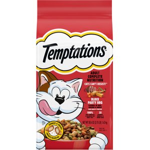 Temptations Block Party BBQ Flavor Adult Dry Cat Food