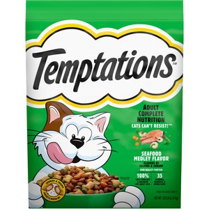 Temptations Seafood Medley Flavor Adult Dry Cat Food