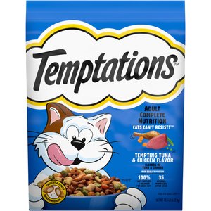 Temptations Tempting Tuna & Chicken Flavor Adult Dry Cat Food