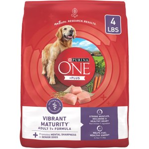 Purina ONE High Protein + Vibrant Maturity 7 Plus Formula Dry Senior Dog Food