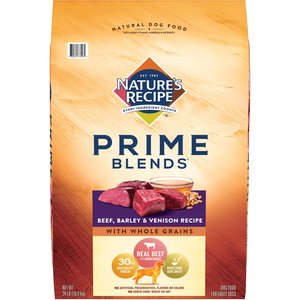 Nature's Recipe Prime Blends Beef, Barley & Venison Recipe Dry Dog Food