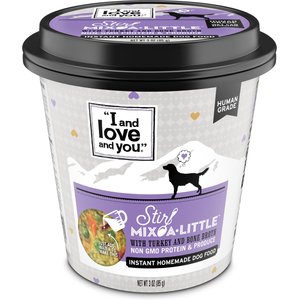 I & Love & You Stir Mix-A-Little Turkey & Bone Broth Dehydrated Dog Food