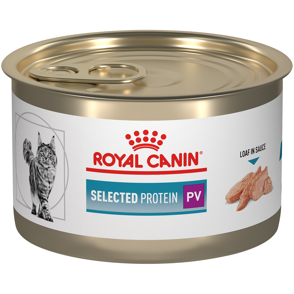 Royal Canin Veterinary Diet Feline Selected Protein Adult PV Canned Cat Food - 5.1 oz, case of 24